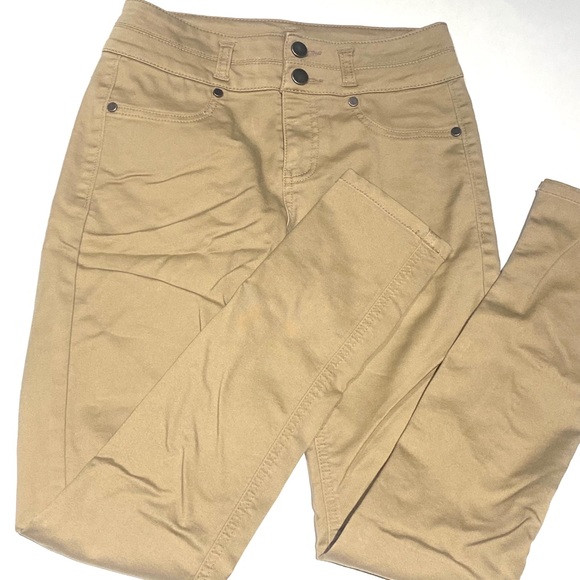 Khaki Skinny Jeans - Picture 1 of 2